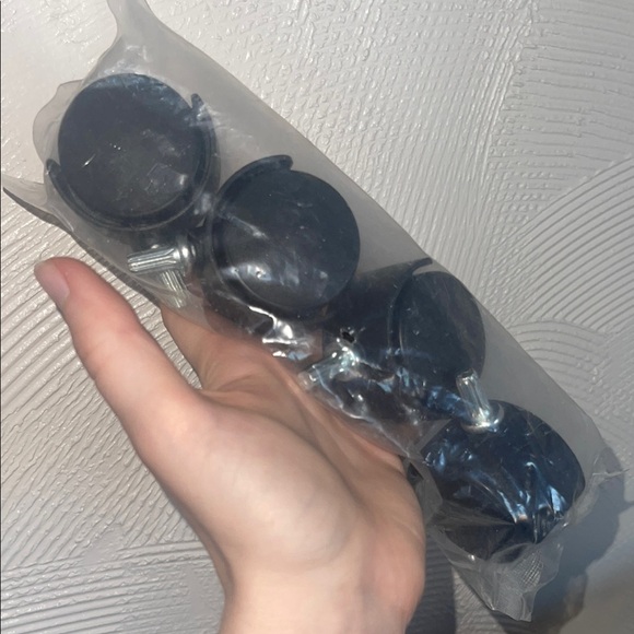 Black Replacement Caster Wheels - Picture 1 of 4